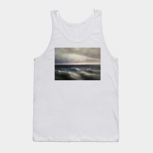 The Black Sea (A storm begins to whip up in the Black Sea) by Ivan Aivazovsky Tank Top